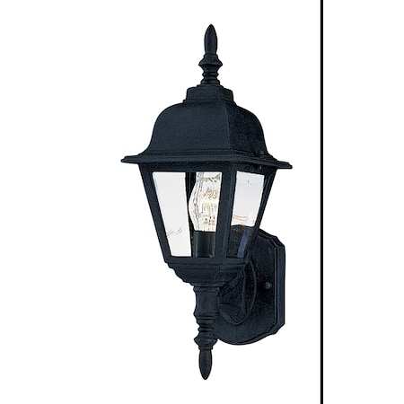 Maxim Lighting Builder Cast 1-Light 6" Wide Black Outdoor Wall Sconce 3005CLBK